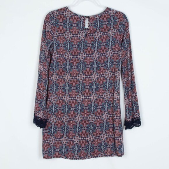 3 for $25 Xhilaration Paisley Shift Dress Size Small - Picture 6 of 7